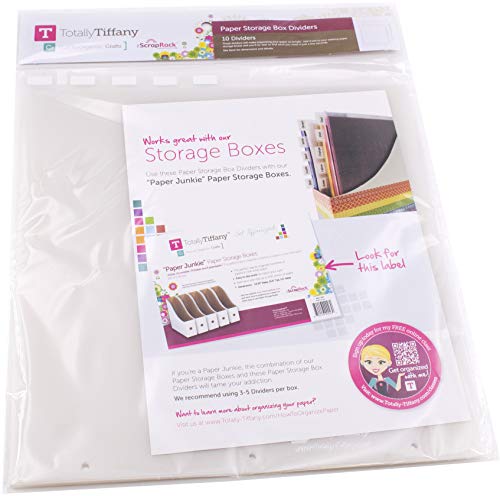 Totally Tiffany Paper Storage Box Divider 10pc - Thumbnail 2