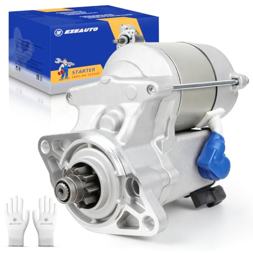 Image of Ezexpreze Kawasaki UTV Starter for KAF620 Mule 3000 3010 3020 4000 4010 2001-2011 4x4 Hardwoods Classic Trans 617cc, OE#21163-2124 21163-6010 K2116-32124 410-52117 228000-8841 49-5266 18629 SND0459
