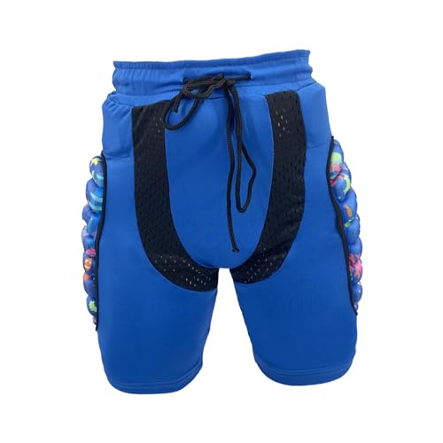 kowaku EVA Impact Shorts for Kids with Hip Protection for Outdoor Activities, Blue S