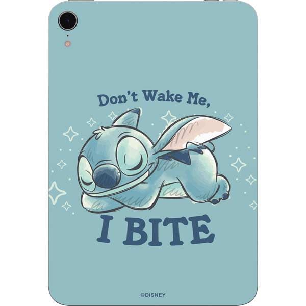 Skinit Decal Tablet Skin Compatible with iPad mini 7 (2025) - Officially Licensed Disney Lilo and Stitch Dont Wake Me I Bite Design