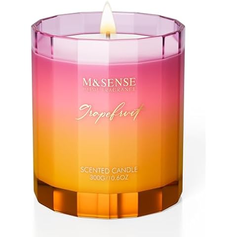 M&SENSE Grapefruit Scented Candle 300g Cover