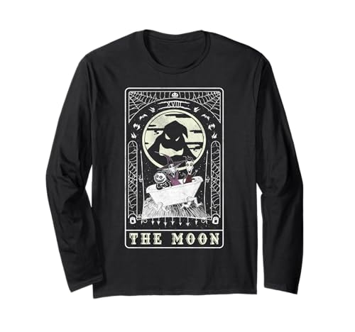 T-shirt Nightmare Before Christmas The Moon Disney manches longues noir