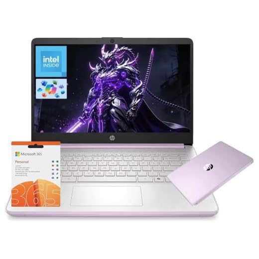 HP 14" Laptop, Intel Processor N150 (Beat i3) 8GB RAM 128GB UFS 1-Year Office 365 Copilot AI Win11 WiFi6 Computer for Creator Business Gaming Student College