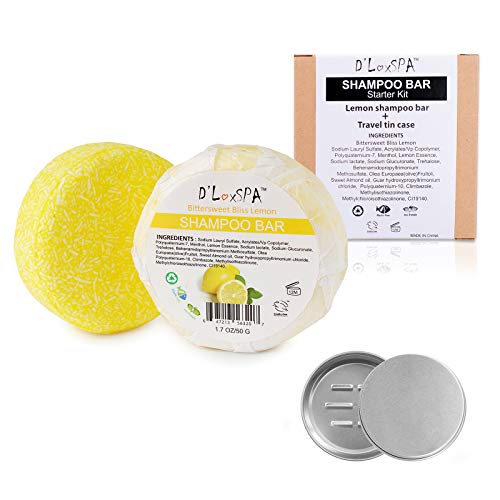 DLuxSpa Soild Shampoo Bar for Hair Travle Gift Set