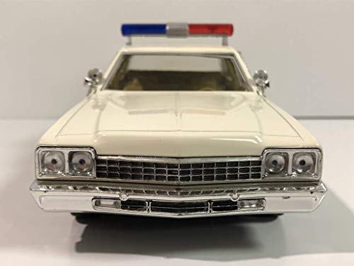 Modelo 1975 Dodge Monaco Sheriff 1:24 Diecast miniatura 3