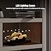 Model Car Display Case, Acrylic Showcase for Speed Champion, Parking Garage Compatible Toy Models Blocks, Dustproof With Light (7.6 x 3.7 x 3.3 Inches, Case Only)