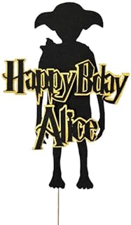Harry Potter Cake Topper.Cake Decoration .Magical Birhday Cake Topper. Magic Custom Birthday Name and age Party Cake Decoration. Birthday Cake Decoration. Personalised with Own text
