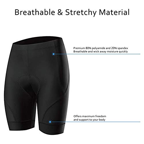 NOOYME Cycling Shorts for Women 4D Padded Cycle Shorts Women Quick Dry Bike Shorts Women Ladies Cycling Shorts… - Image 3