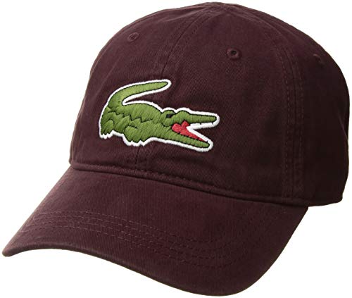 Lacoste Men's Classic Big Croc Gabardine Cap, Vertigo, One Size