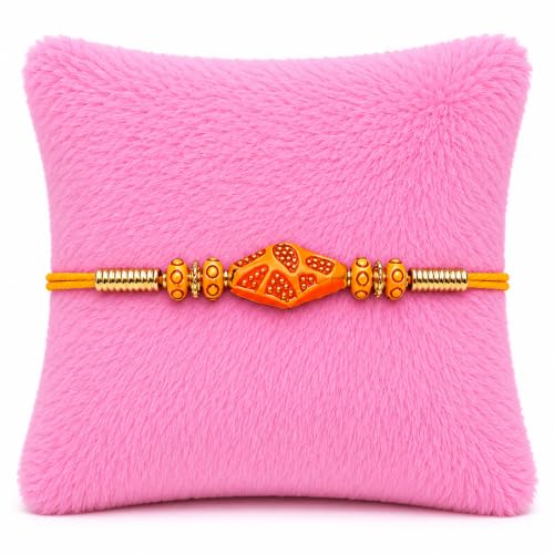 Image of Handmade Designer Rakhi Thread, Traditional Raksha Bandhan Bracelet