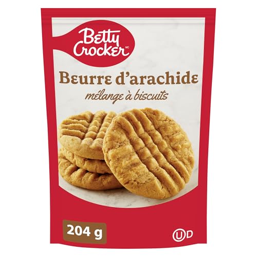 BETTY CROCKER Peanut Butter, Cookie Mix, 204g/7.2 oz, Imported from Canada)