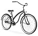 Firmstrong Bella Fashionista Single Speed Beach Cruiser Bicycle, 26-Inch, Matte Black/Black Rims