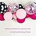 Balloon Garland Arch Kit Light Pink Rose Red Black Bot Latex Balloons Confetti Balloon Set for Baby Shower Decorations Birthday Party Supplies (Mouse Color)