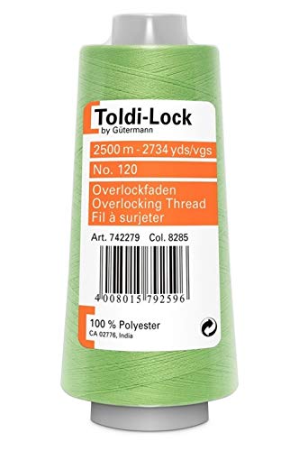 Hilo de coser Gutermann Toldi Lock Overlocking 2500m 8285 - Unidad