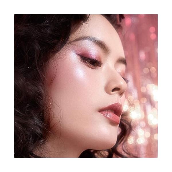 ELESSY Highlighter Makeup Palette Long Lasting Face Highlighter Powder Shimmer Highlight Palette Suit All Skin Tones-RAINBOW GLOW