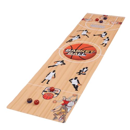 Desk Curling Board Game, Educational Table Curling Balls Game Safe Basketball Version for Party