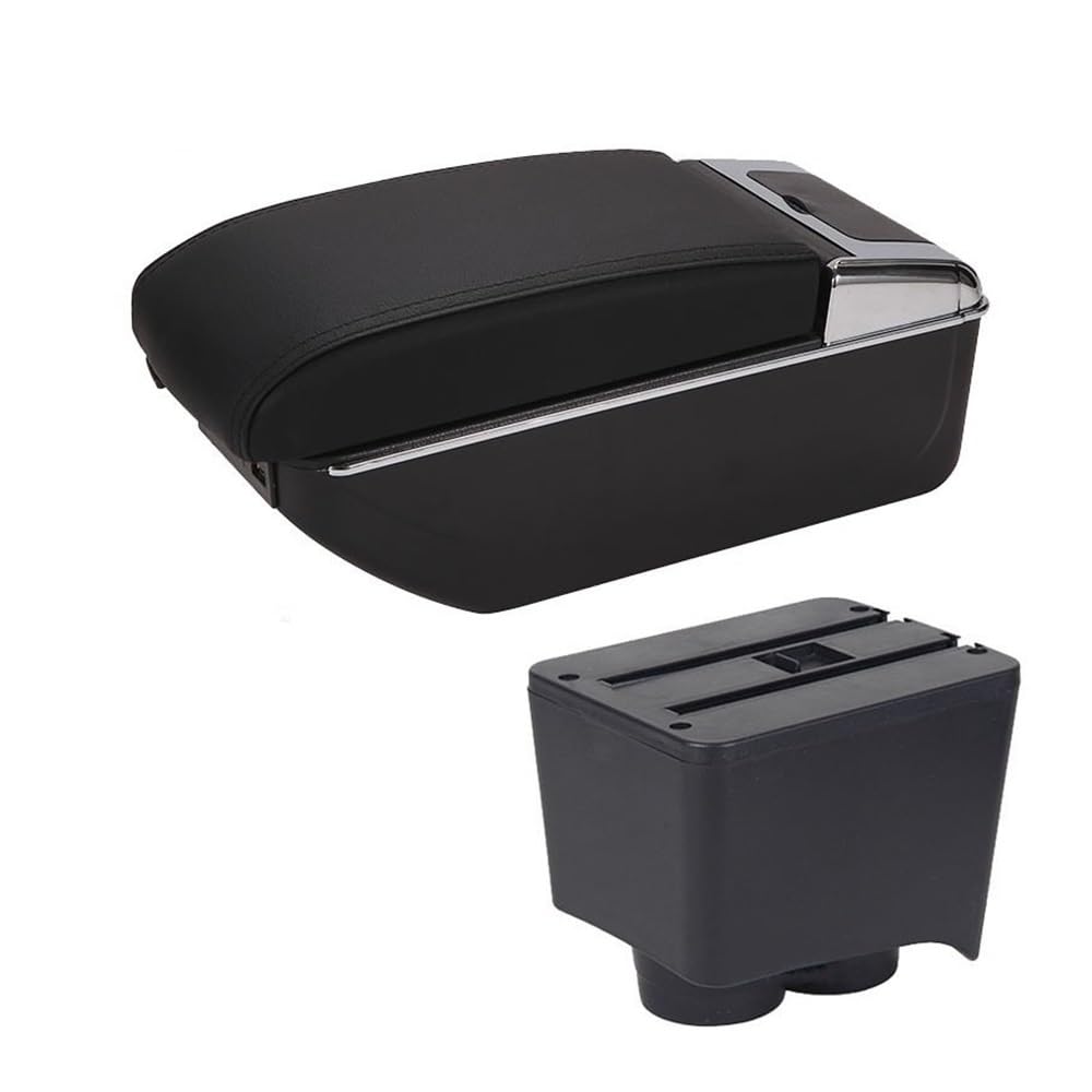 AIERDEYP Car Armrest Box For VW For Polo 9N 3 2002-2009