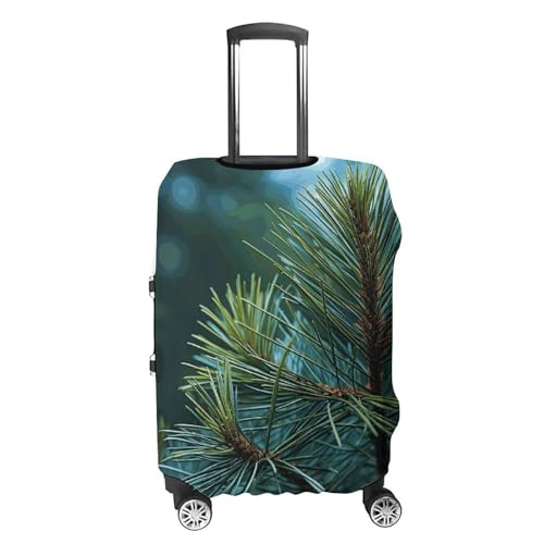 Carry on Luggage Cover Pine Tree Green Needles Suitcase Covers for Luggages Tsa Approved Travel Luggage Sleeve Protector Elastic Suitcase Protector Anti-Scratch Washable Fits 19-30 Inch Case -XL4