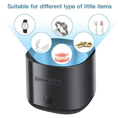 Ultrasonic Cleaner For Dentures, Retainer, Mouth Guard, Whitening Trays, Toothbrush Heads, Ultrasonic Cleaner Machine For Jewelry Diamonds #TOP1