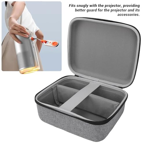 Estuche rígido impermeable para proyector, resistente a impactos, con interior acolchado suave, para PLAY6 y otros modelos miniatura 3