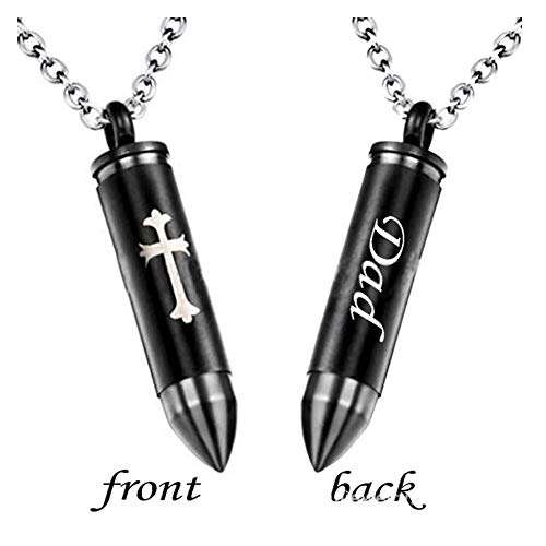 Celtic Cross Bullet Urn Necklaces for Ashes Cremation Jewelry Keepsake Memorial Pendant2