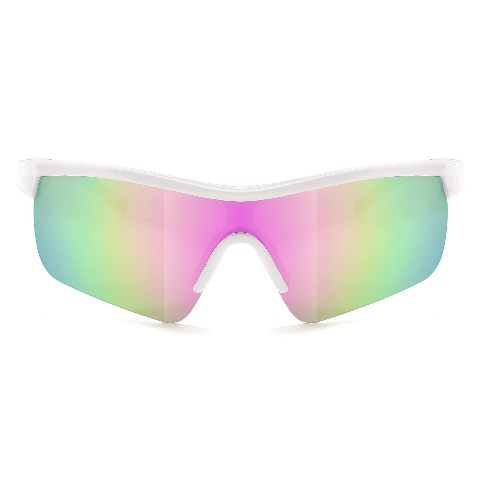 FEISEDY Sport Polarisées Lunettes de Soleil pour Enfants Protection UV400 Ultra Léger Flexible TR90 Cadre pour les Enfants Garçons et Filles de 7-12 ans B2454