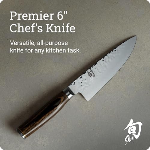 Shun TDM0723 Premier Chef Knife, 6-Inch