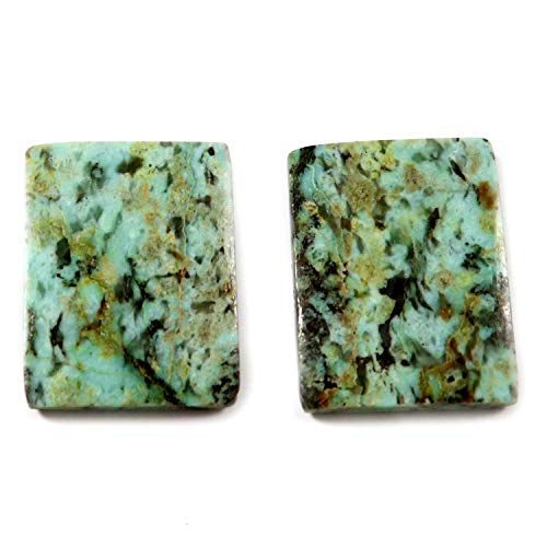 Turquoise en cabochon Ky58 de 27,2 carats, gemmes d'exception pour haute joaillerie