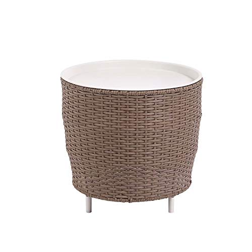Table d'Appoint en Rotin SENSEN pour Optimiser un Petit Appartement