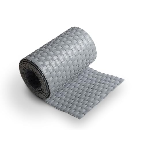 zaun|zu® Rattan Einzelstreifen 2,55 m: Sichtschutzstreifen PE für...