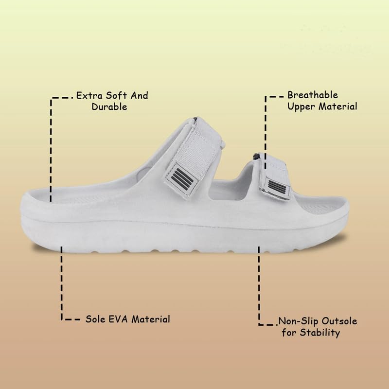 Image of HotStyle Men Sandals Comfortable and Lightweight Dark Grey