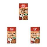 Bamboo Garden - Vindaloo Curry Würzpaste | Zum Würzen von Curry Hähnchenfleisch | Für 4 Portionen | Vegan, natürliche Zutaten | 45 g im Beutel (Packung mit 3)