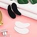 Joez Wonderful Under Eye Patches 2 Pairs, Silicone Reusable Eye Patches, Under Eye Mask for Skin Care Effect to Reduce Wrinkles and Fine Lines (Black, White)