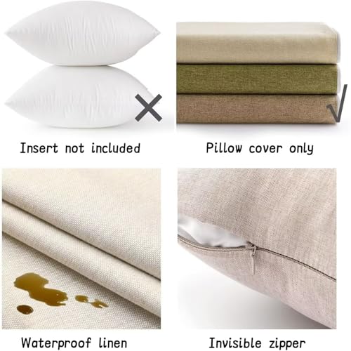 Housse de Coussin 50x50 cm Violet Anti-Accroc avec Zip Invisible - 6