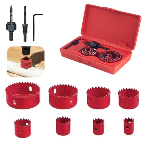 Scies-cloches en acier au carbone de 19 à 64 mm pour panneaux de fibres