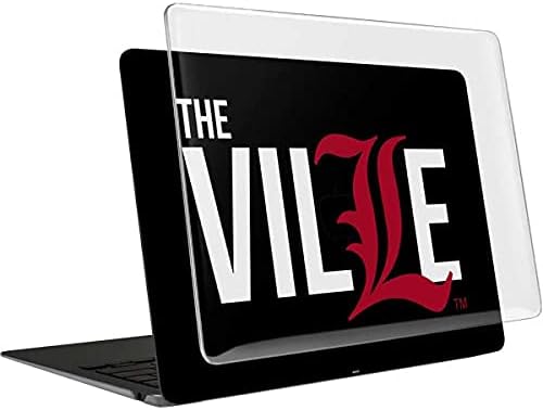 Skinit Case + Skin Compatible with MacBook Air 13in M1 (2021) - Officially Licensed Louisville Black Background Design