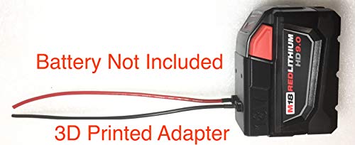 1x right angle battery adapter for Milwaukee 18V M18 XC18 dock power connector