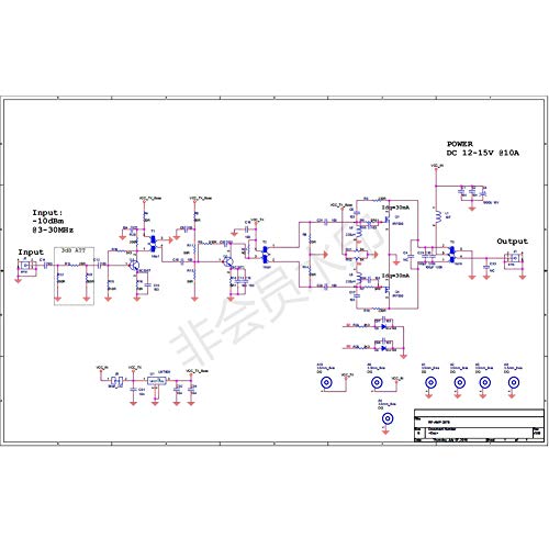 45W SSB Linear HF/FM/CW/HAM Linear Power Amplifier Amplificateur Shortwave Signal Amplification DIY Kit