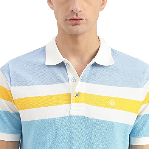 Image of United Colors of Benetton Men's Solid Regular Fit T-Shirt