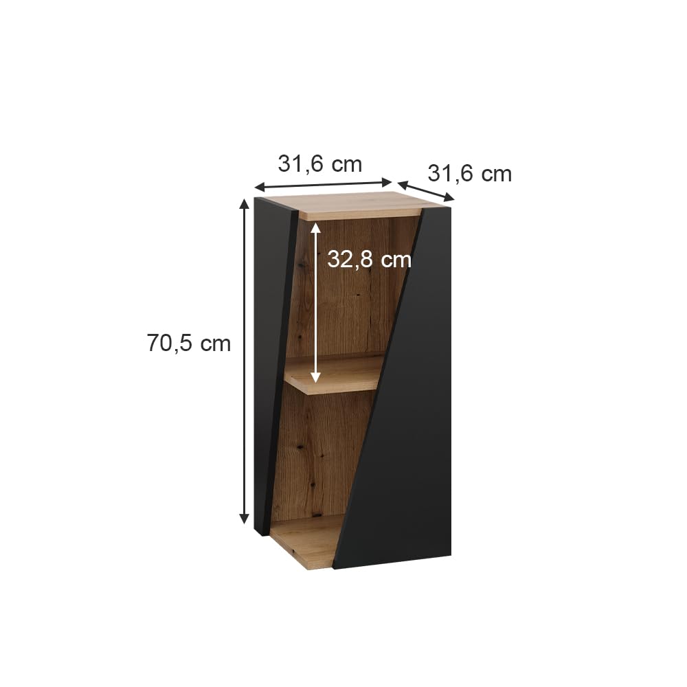 Vicco Midischrank Benno, Anthrazit, 31.6 x 70.5 cm