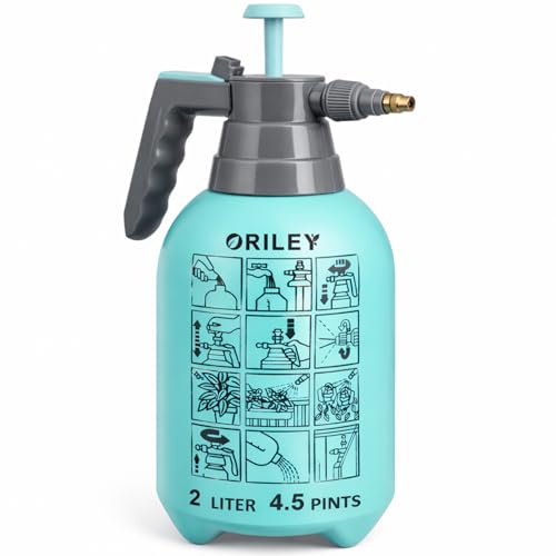 ORILEY 2 LTR Multipurpose Classic Sprayer Hand Powered Water Spra...