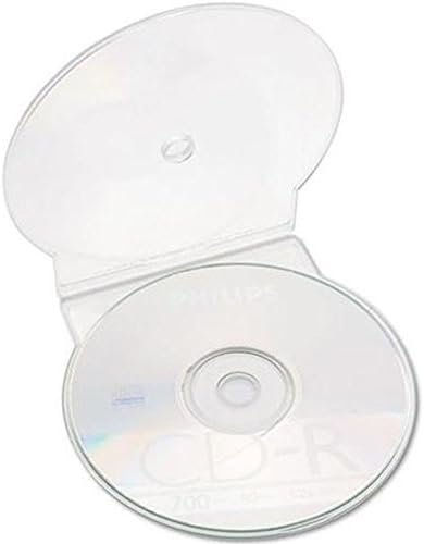 Media Replication CD Clear Clam Shell Storage Cases for 1 Disc - C-Shell - Pack of 1 5 10 25 50 100 150 200 400 (150)