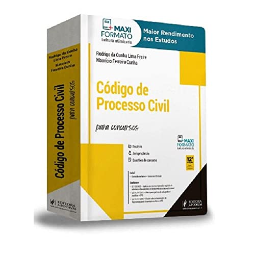 Código de Processo Civil Para Concursos (CPC) - Freire, Rodrigo da Cunha Lima