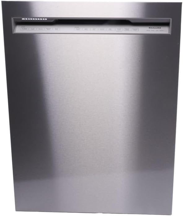 Whirlpool W11625194 OEM Dishwasher Door Outer Panel, Gray