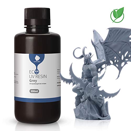ANYCUBIC 3D Printer Resin with Low Odor and Safety, 405nm UV Plant-Based Rapid