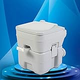● El inodoro portátil está hecho de material de polietileno de alta densidad, no tóxico, insípido, desodorante, durable, resistente, 500 lbs, larga vida útil