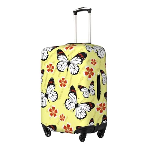 Beautiful Butterfly Travel Luggage Cover Suitcase Protector Bag,Double-Sided Printed Fits 18-32 Inch Luggage,Baggage Covers For Kid And Adult,Small2