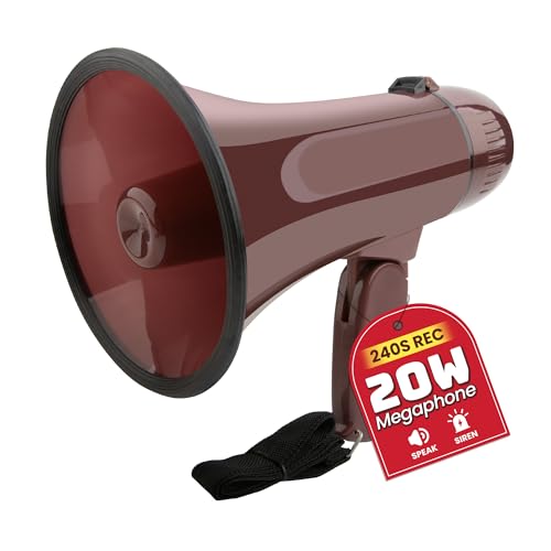 Mini mégaphone portable avec sirène et volume réglable MyMealivos