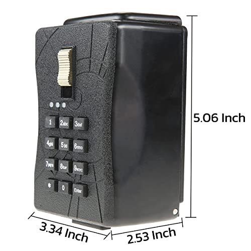 Nu-Set Eyecon Wifi-Enabled Smart Lock Box Key Sharing For Home, Commercial Use, Real Estate, Or Vacation Rental - Manage Access Remotely, Exclusive Feature Blockchain Secure Photo Key, 7080-3 #TOP1