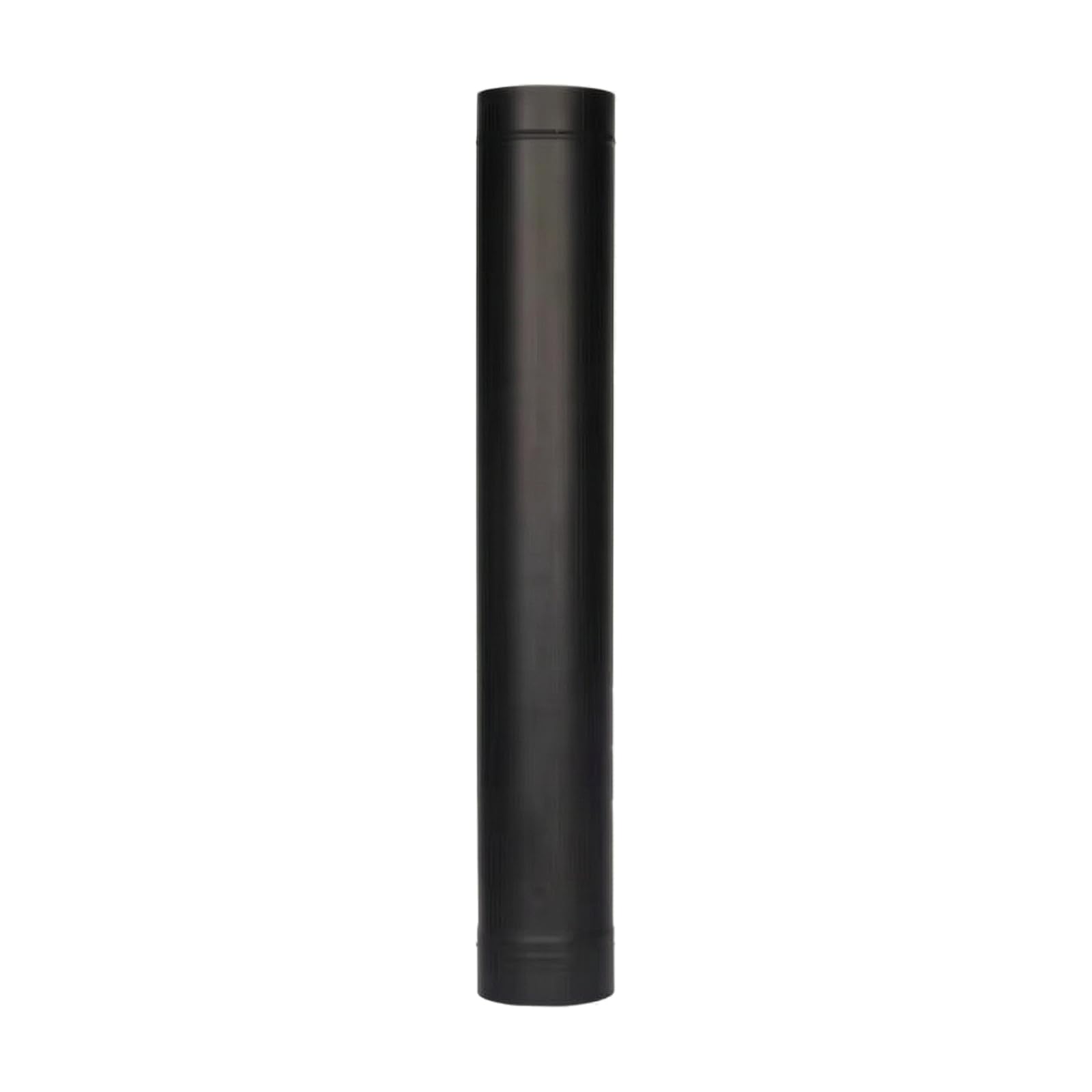 Qianly Raccordo Cilindrico in Metallo Nero per Canna Scarico 150 Mm Durevole Pratico per Camini Combustibile, Lavori in Officina, Stile C